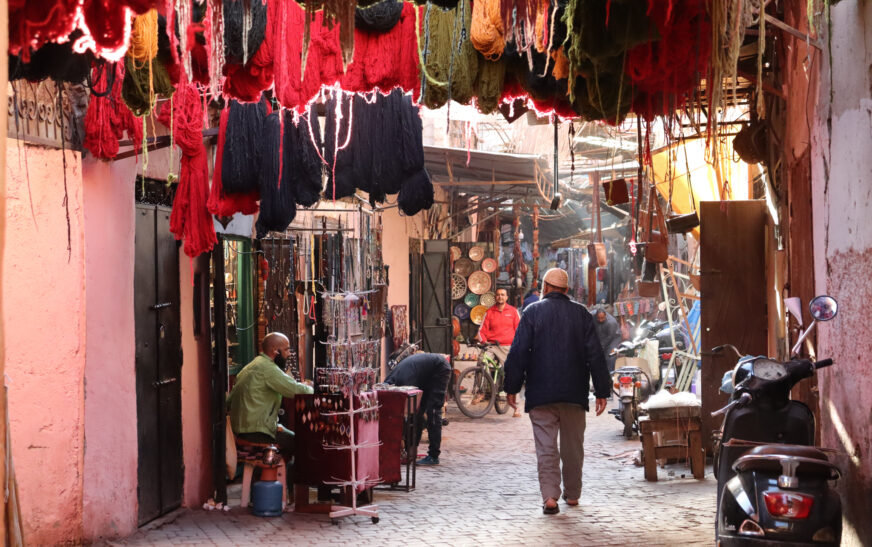 Marrakech, la ciudad que habla en rojo