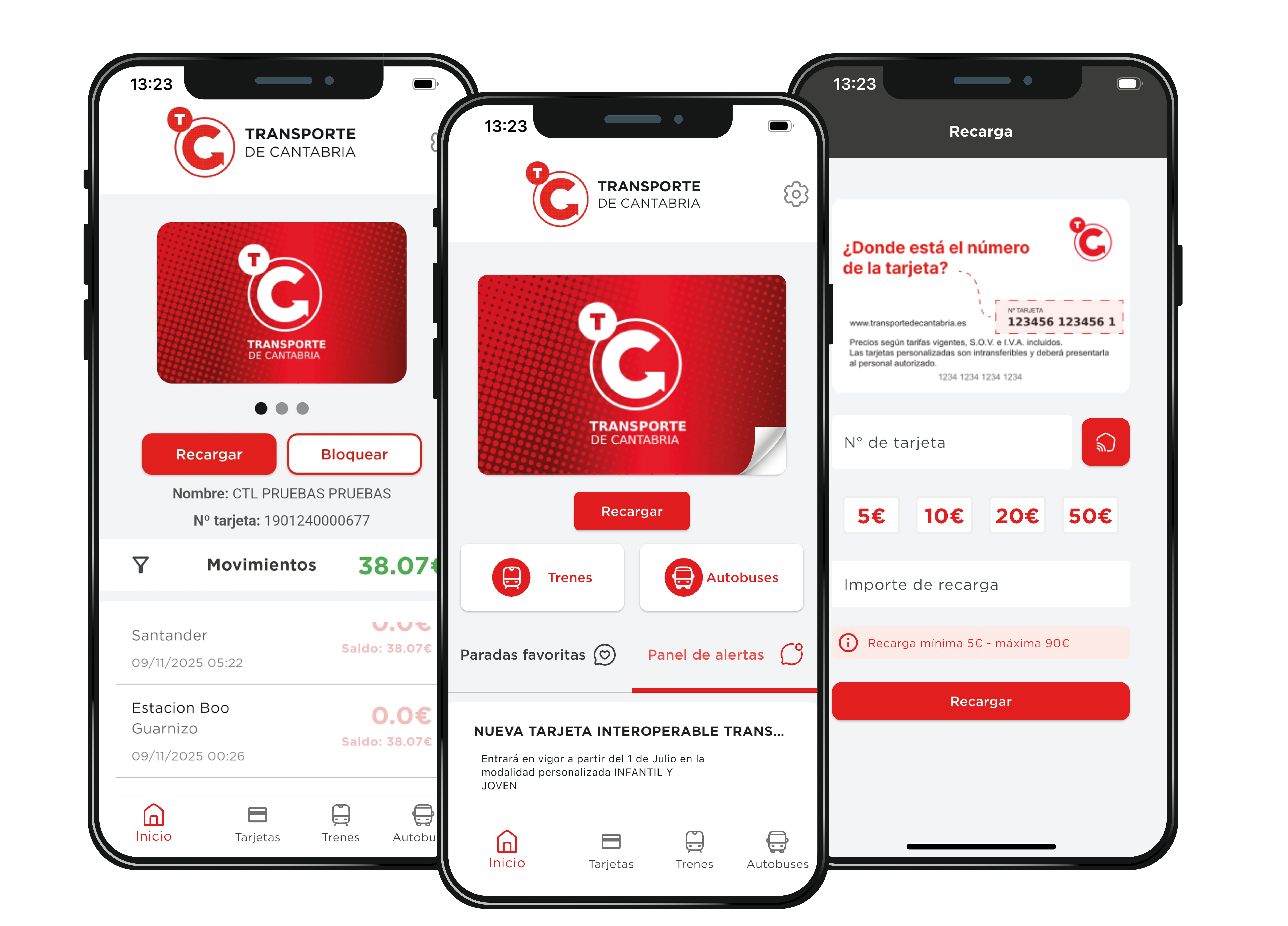 Cantabria unifica el pago del transporte con una nueva tarjeta recargable