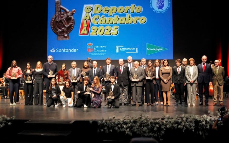 La Gala del Deporte Cántabro pone el broche a un exitoso año para la región