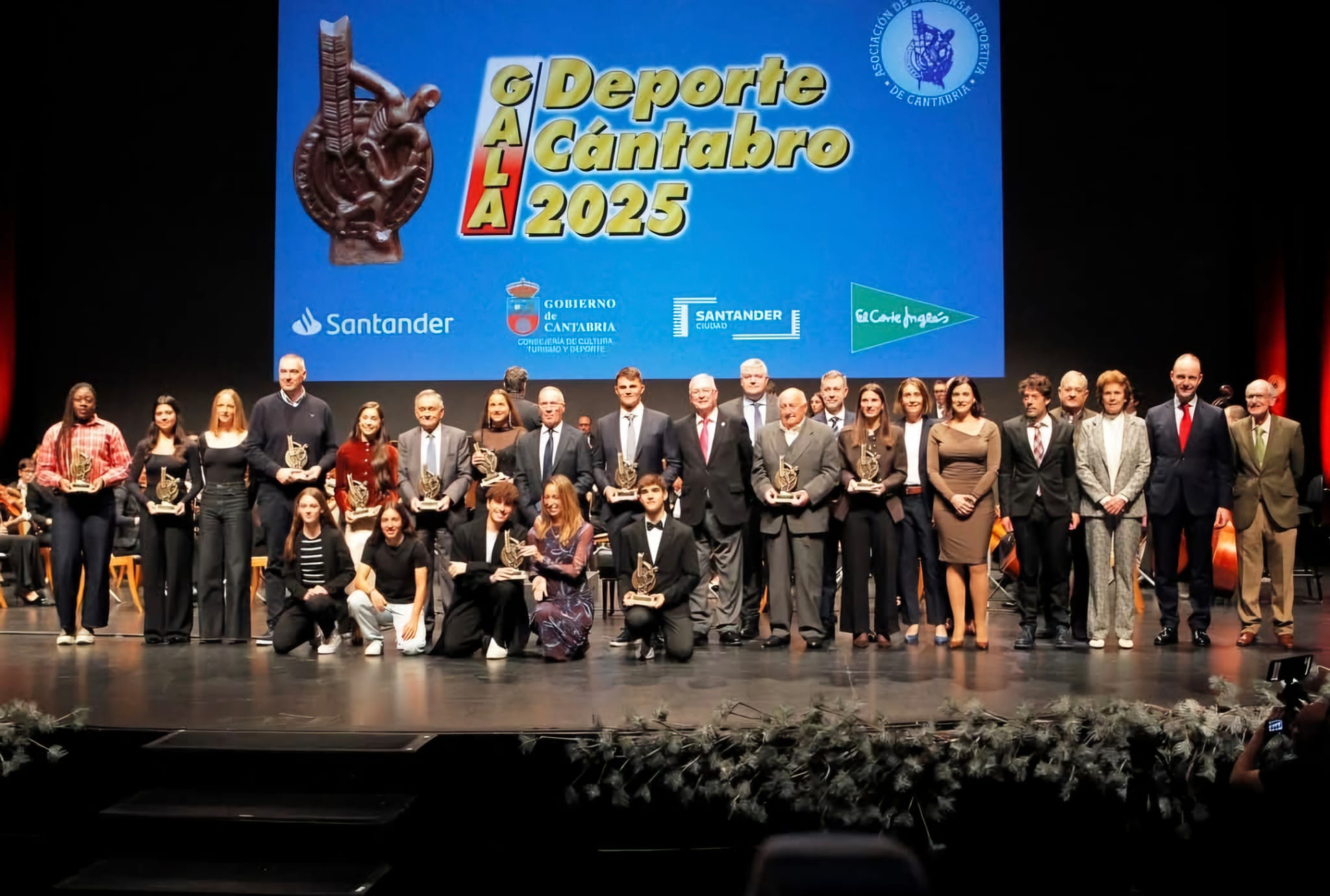 La Gala del Deporte Cántabro pone el broche a un exitoso año para la región