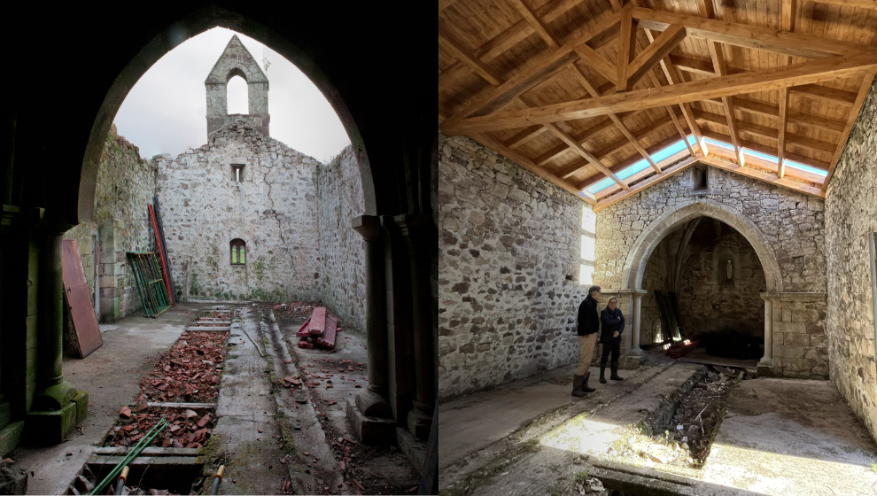 La ermita de Cintul, unas ruinas medievales salvadas del olvido en Cantabria