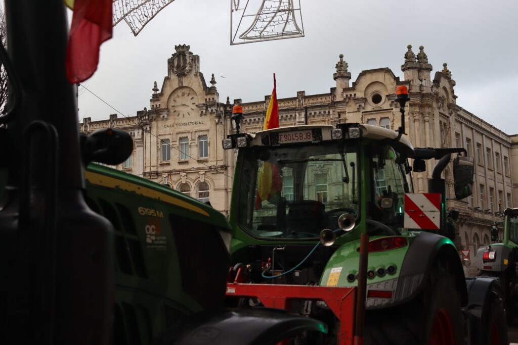 Tractorada en Santander | Foto: Daniel Martínez Escudero