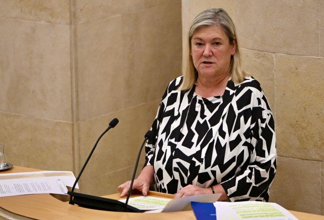 Belén Ceballos en el Parlamento de Cantabria | Fuente: PP Cantabria