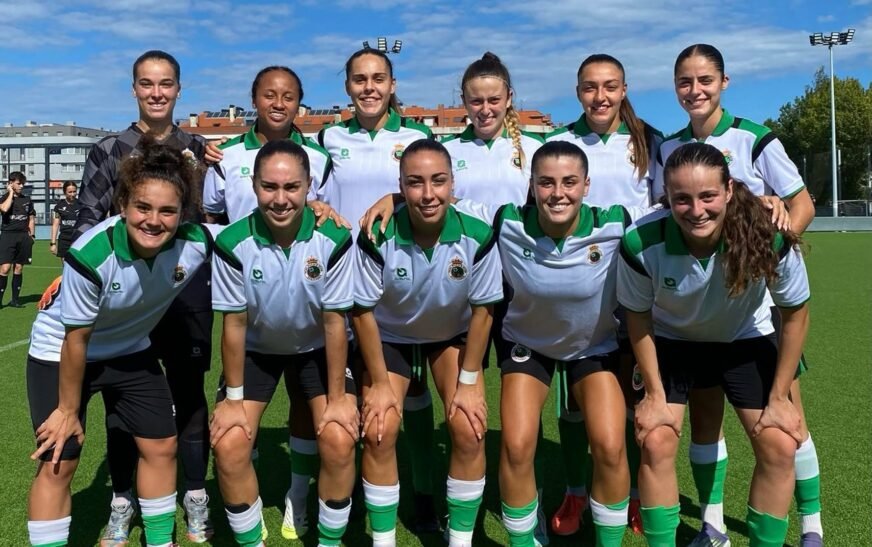 El Racing Féminas cierra la pretemporada con derrota ante el Sporting y sigue sin patrocinador principal