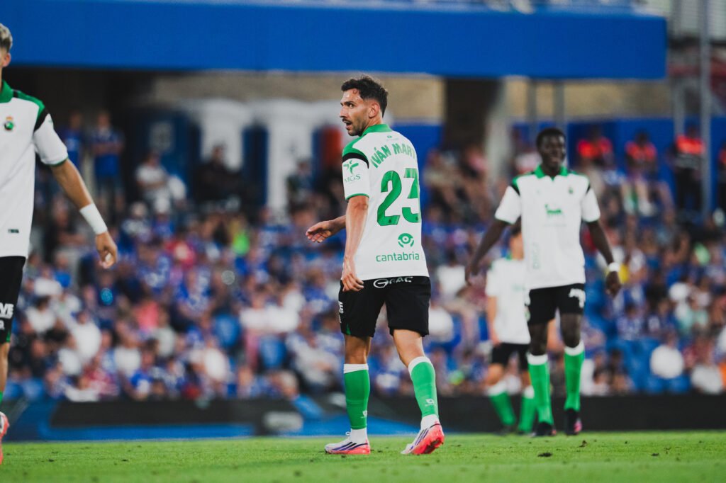 Iván Martín jugó sus primeros minutos con el equipo | Fuente: Real Racing Club