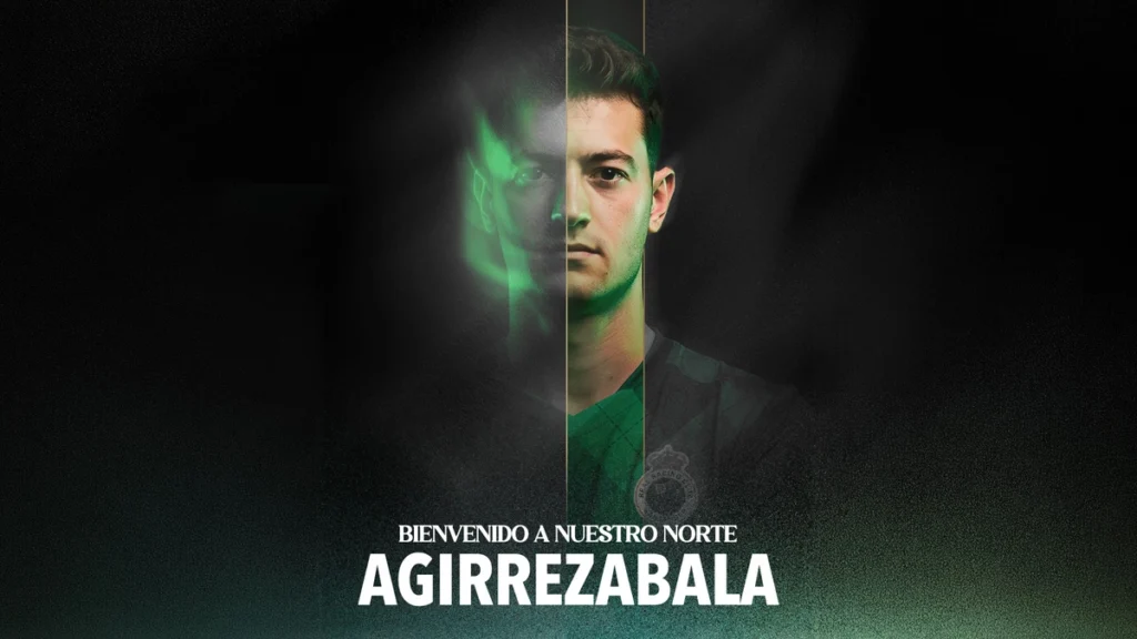 Foto de presentación de Julen Agirrezabala. Fuente: Real Racing Club