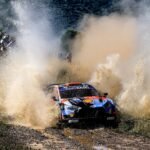 Dani Sordo durante una prueba de rally en Grecia