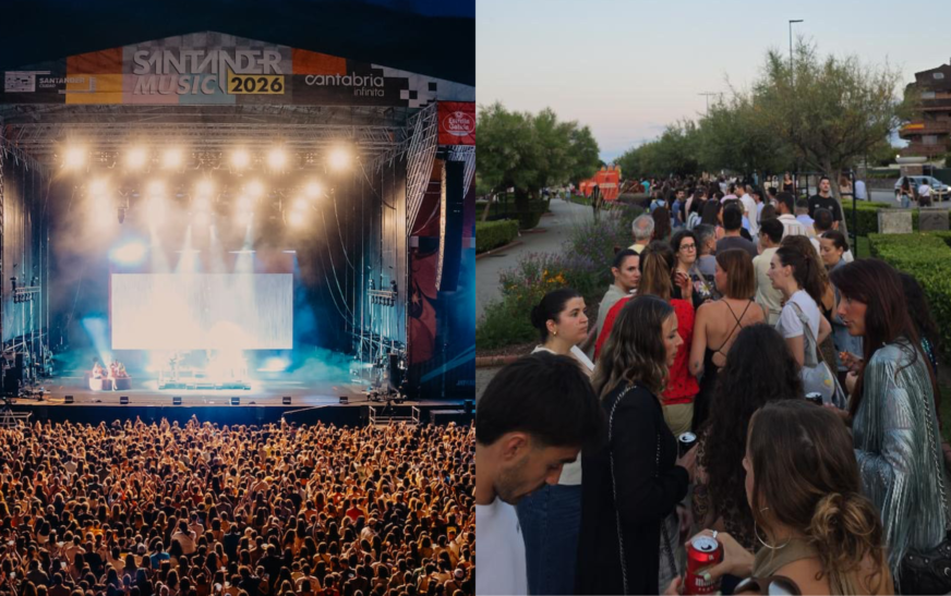 Colas de hasta dos horas, falta de agua y baños cerrados: la otra cara del Santander Music 2026
