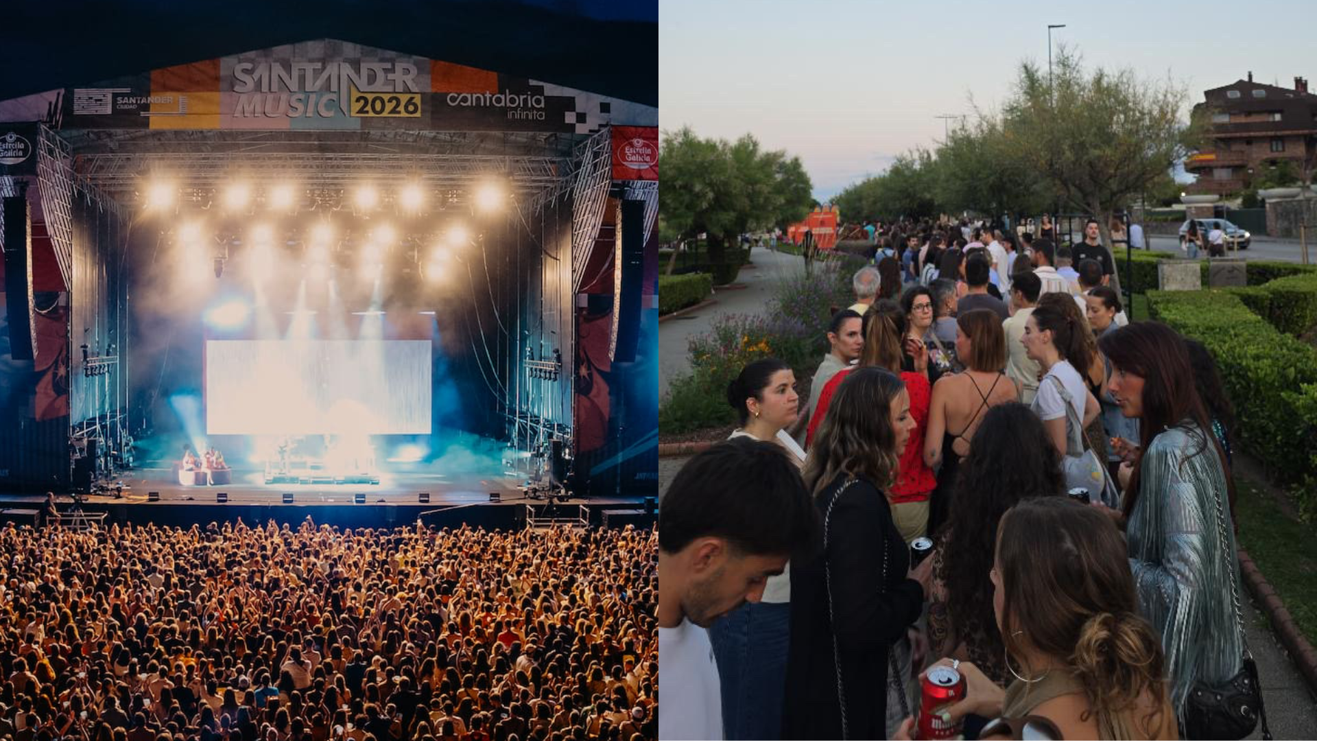 Colas de hasta dos horas, falta de agua y baños cerrados: la otra cara del Santander Music 2026