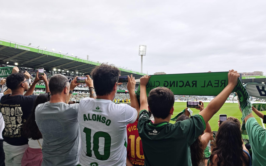 Los aficionados con movilidad reducida denuncian problemas de visibilidad en su nueva ubicación en Los Campos de Sport