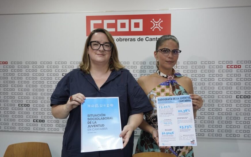 CCOO alerta de que la mejora del empleo joven en Cantabria no se traduce en un proyecto de vida autónomo