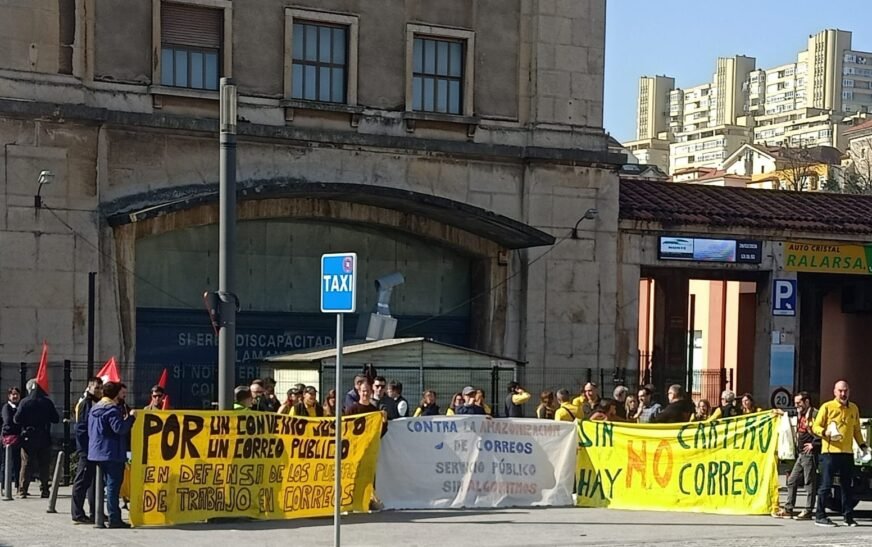 La plantilla de Correos se concentrará ante el Ayuntamiento de Santander el 27 de agosto