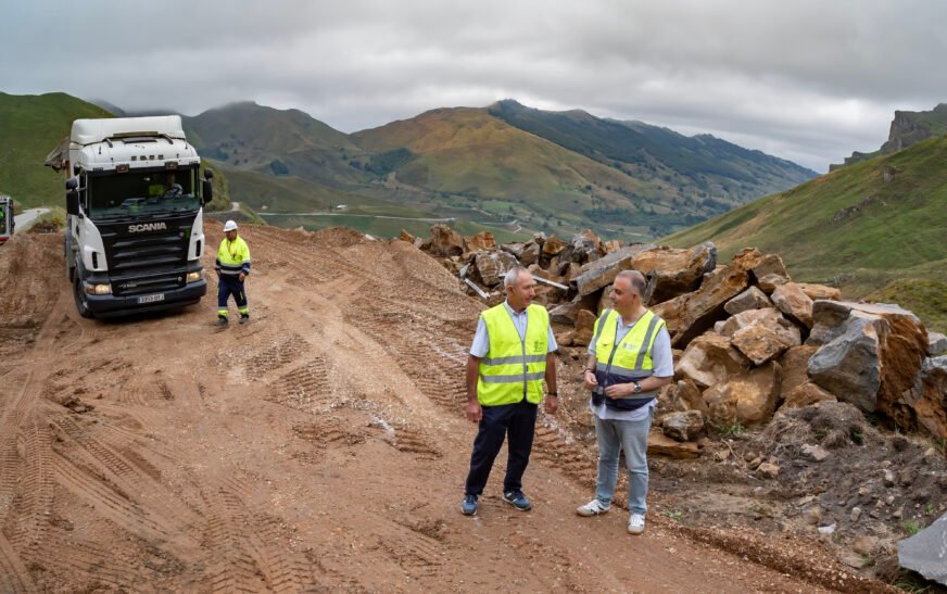 El Gobierno ya ha ejecutado el 36% de las obras de la carretera de Lunada
