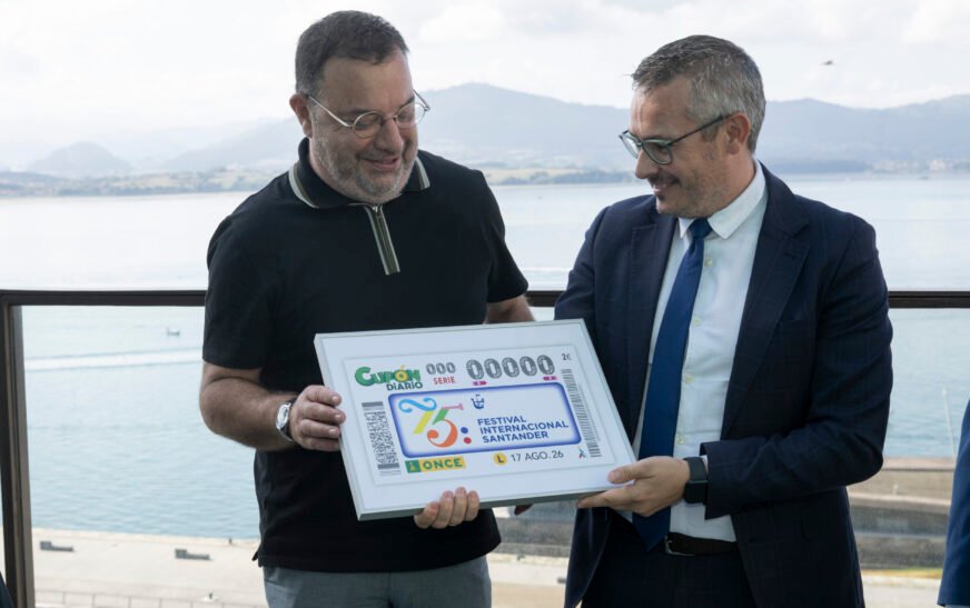 ONCE dedica al 75 Festival Internacional de Santander su cupón del lunes 17 de agosto