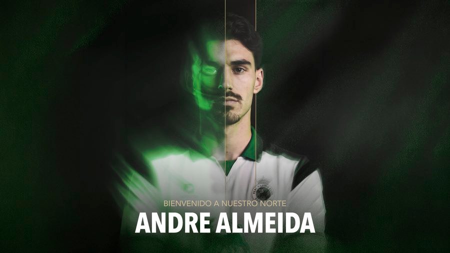André Almeida, nuevo jugador del Racing de Santander