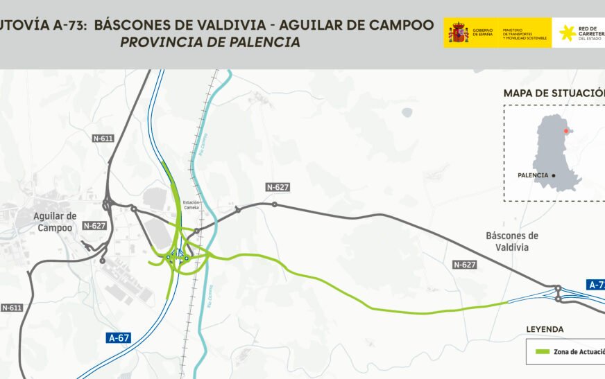 Transportes somete a información pública la A-73 entre Báscones de Valdivia y Aguilar de Campoo