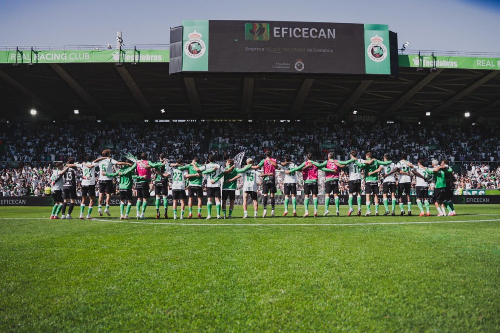 Zabiri durante el partido del Racing de Santander ante el Alavés en El Sardinero.