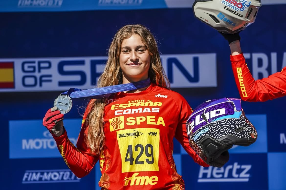 La piloto cántabra Daniela Hernando se proclama subcampeona del mundo de trial