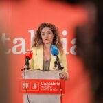 Ainoa Quiñones en rueda de prensa | Fuente: PSOE