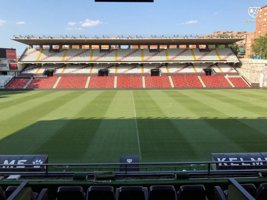El Estadio de Vallecas, feudo del Rayo Vallecano