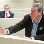Íñigo Fernández durante una intervención en el Senado