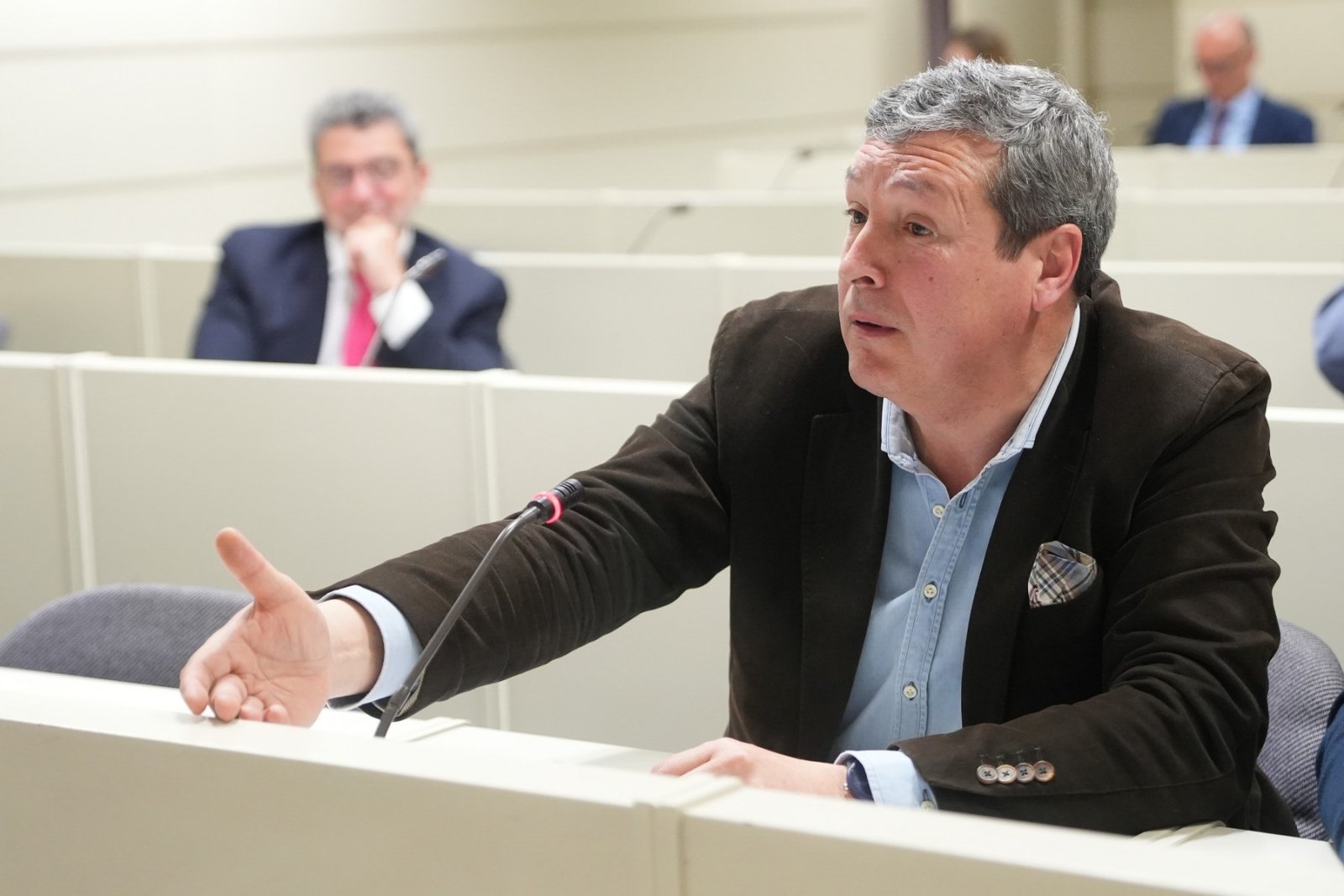 Íñigo Fernández durante una intervención en el Senado