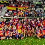La selección española sub-20 celebra el título mundial con Daniela Agote