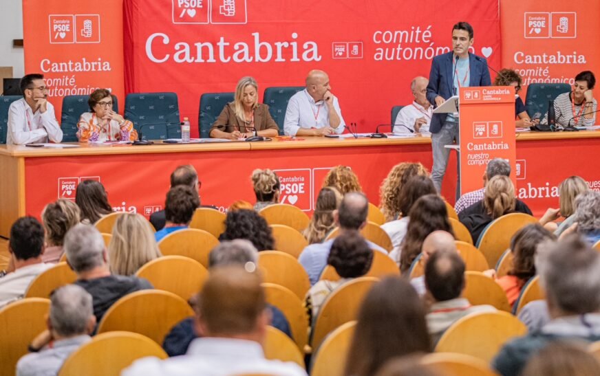 El PSOE de Cantabria celebrará su Conferencia Política los días 28 y 29 de noviembre