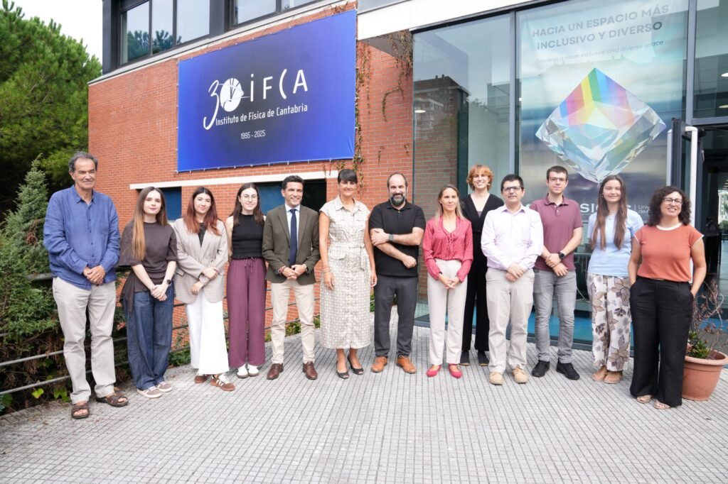 María González Veracruz durante su visita al IFCA en Santander