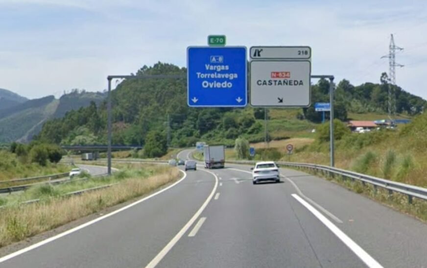 Fallece un hombre de 85 años en un accidente de tráfico en la A-8 en Pomaluengo