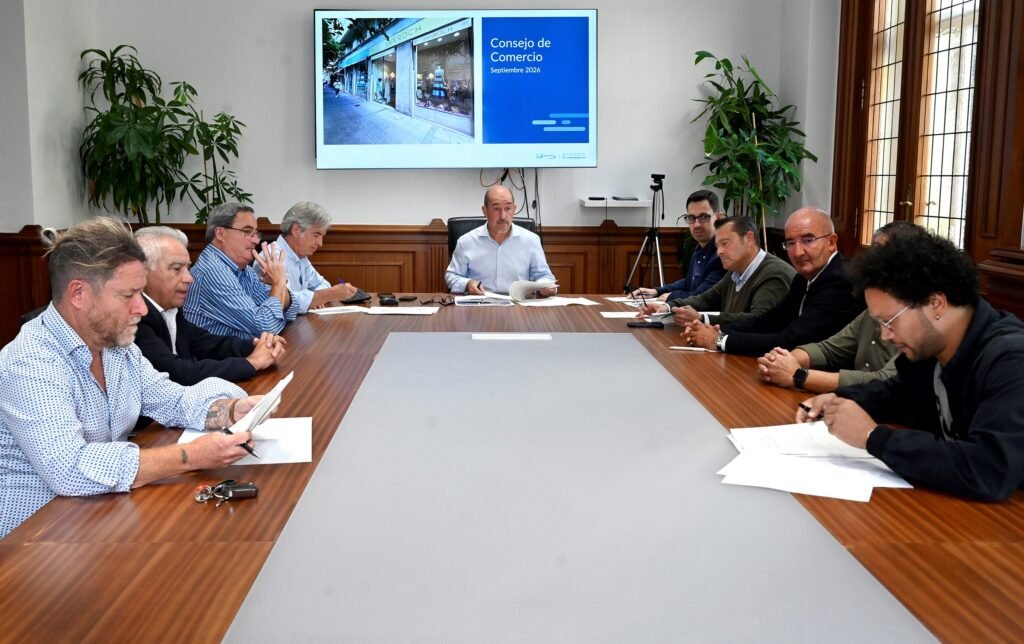 Reunión del Consejo de Comercio de Santander.