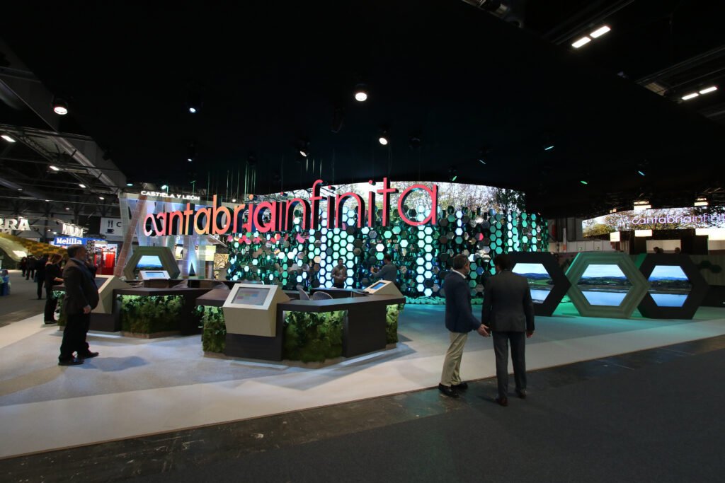 Estand de Cantabria en Fitur, espacio de promoción turística de la comunidad