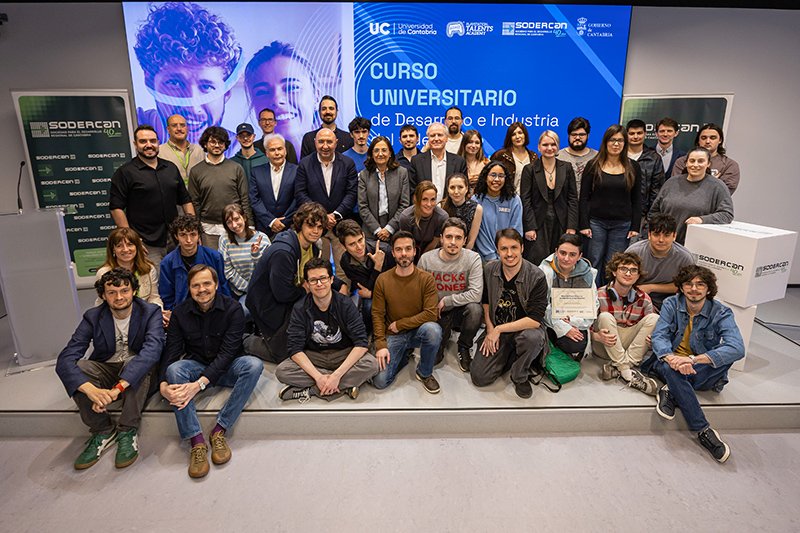 Imagen de archivo de la primera edición del Curso Universitario de Desarrollo e Industria de Videojuegos PlayStation Talents