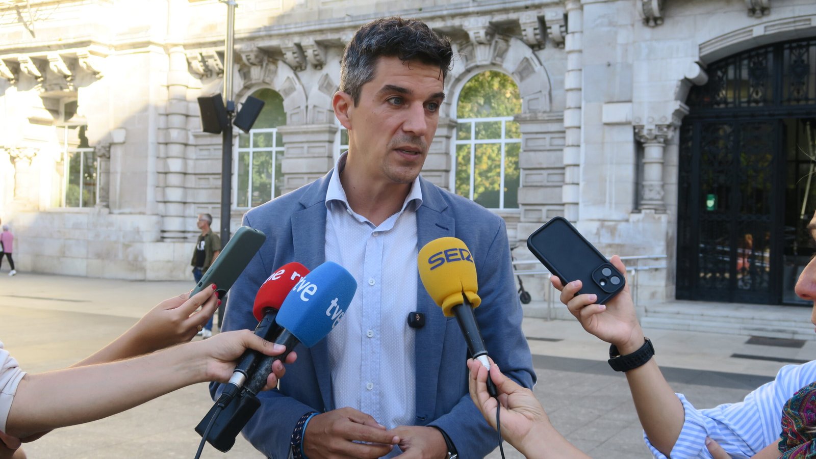 Daniel Fernández, portavoz municipal del PSOE de Santander