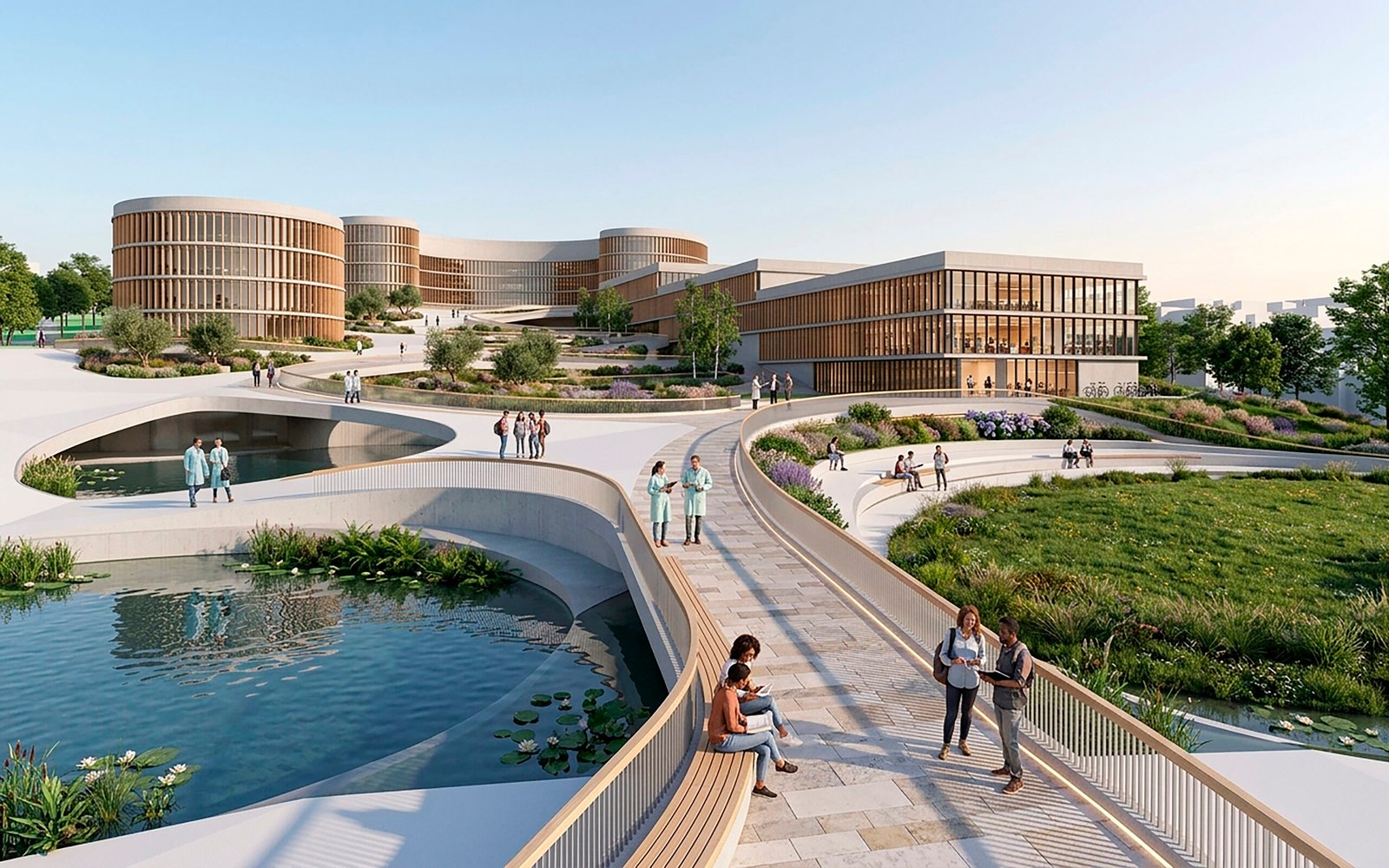 Parque de Innovación en Salud de Santander proyectado en los terrenos de la antigua Residencia Cantabria.
