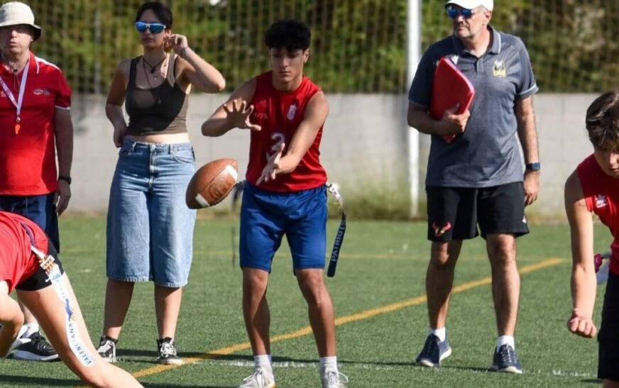 El sueño olímpico del ‘flag football’ pasa por Santander: «Es una forma de vivir»