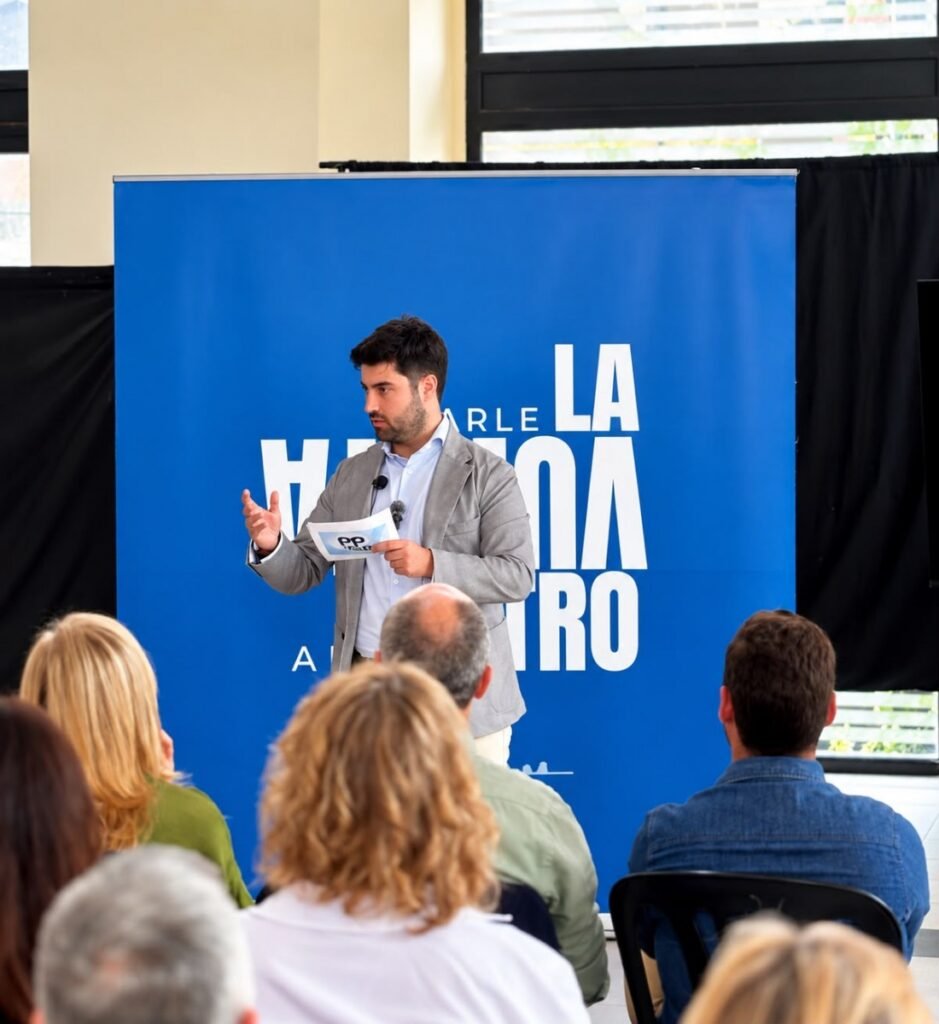 Cristian Antuñano durante el primer PP Talks de Castro-Urdiales
