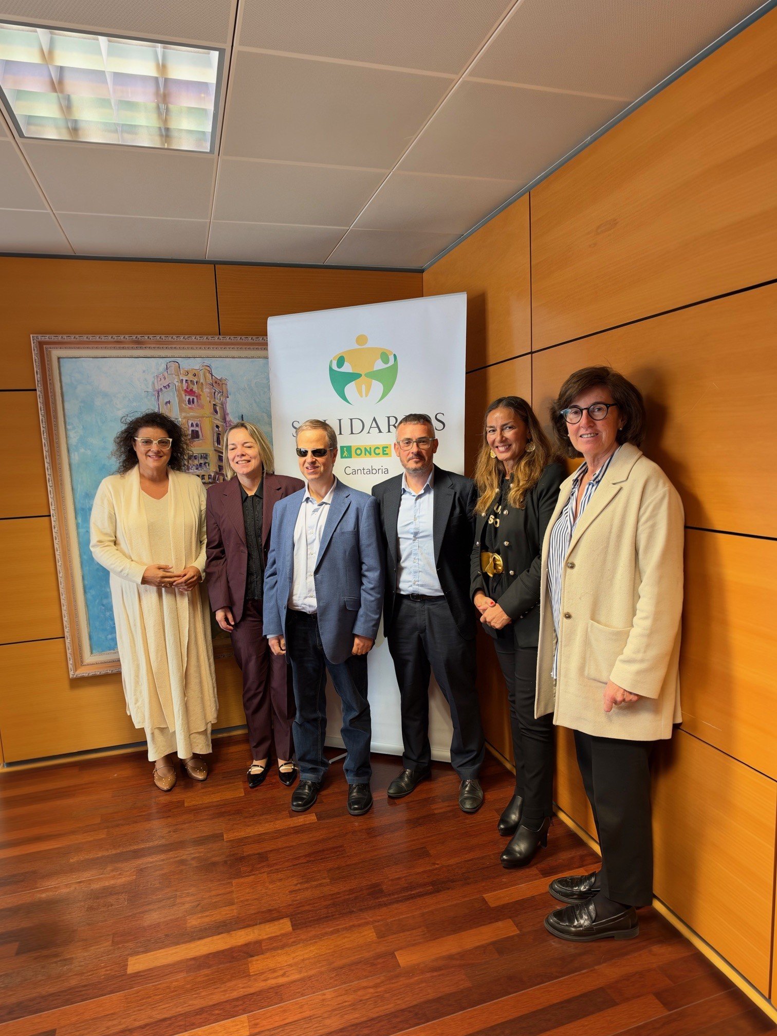 Jurado de los Premios Solidarios Grupo Social ONCE Cantabria 2026 durante el fallo de los galardones.