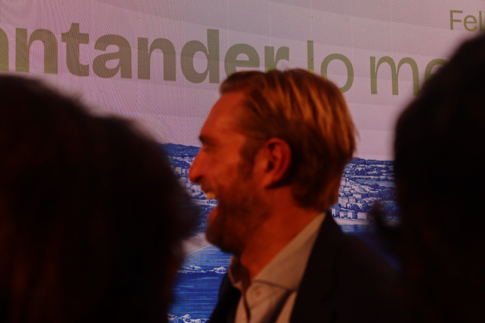 Felipe Piña durante la presentación de su candidatura en el Gran Casino Sardinero