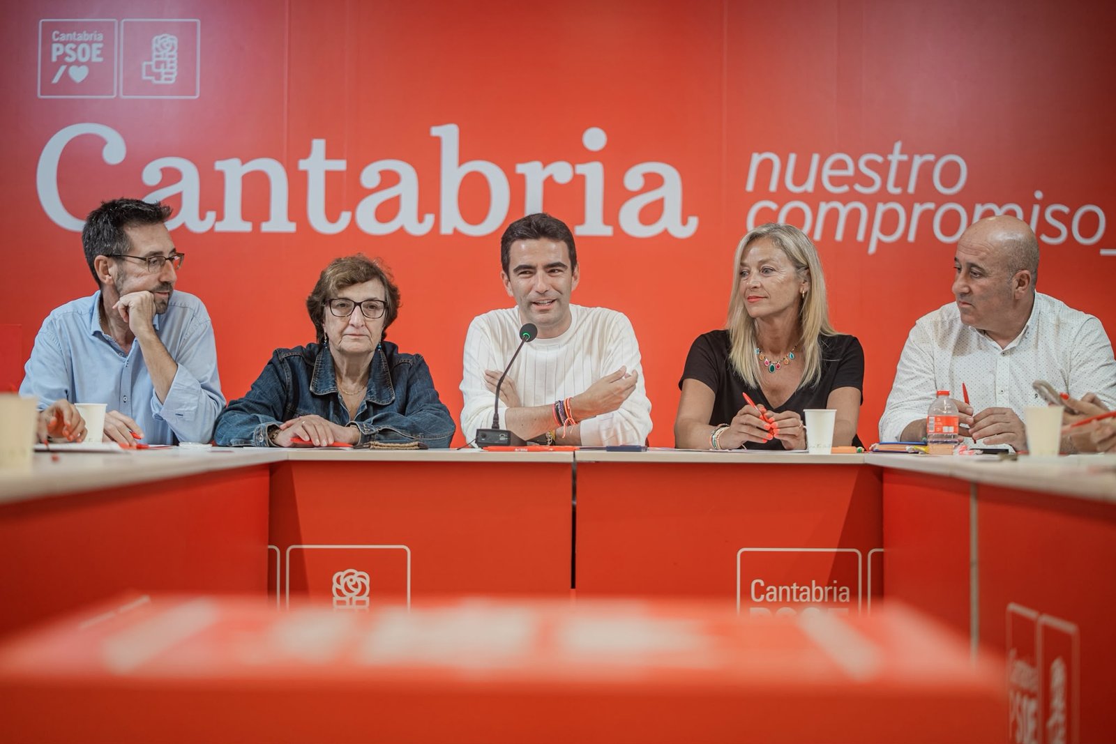Reunión del Comité Electoral del PSOE de Cantabria ante las elecciones generales