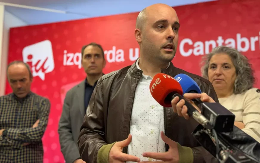 Israel Ruiz Salmón (IU Cantabria) defiende la candidatura del Frente Amplio de cara al 29-N: «Las elecciones se deciden entre dos modelos»
