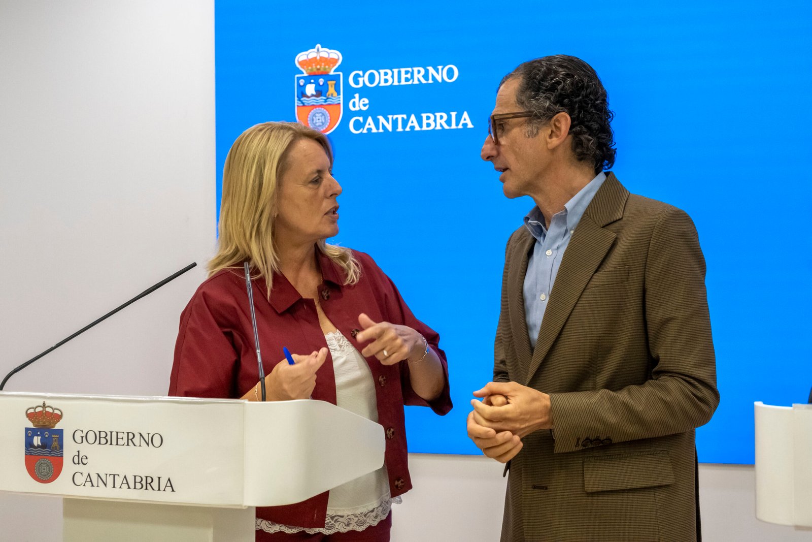 María Jesús Susinos durante la rueda de prensa sobre la DNC